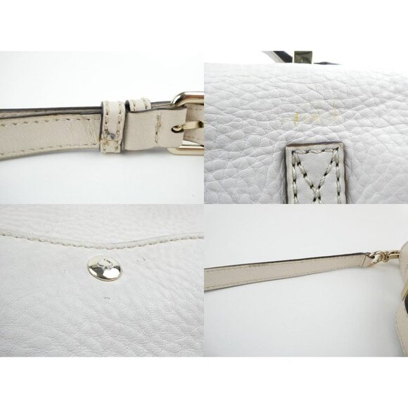 kate spade new york Cream Leather Crossbody Bag With Gold Hardware & Adjustable - Picture 10 of 15